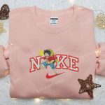 Luffy x Nike Embroidered Shirt: One Piece Inspired Nike Shirt for Fans