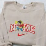 Luffy x Nike Embroidered Shirt: One Piece Inspired Nike Shirt for Fans