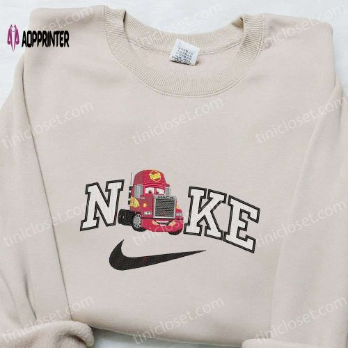 Disney Embroidered Sweatshirt & T-shirt: Mater Car x Nike Best Family Gift Ideas