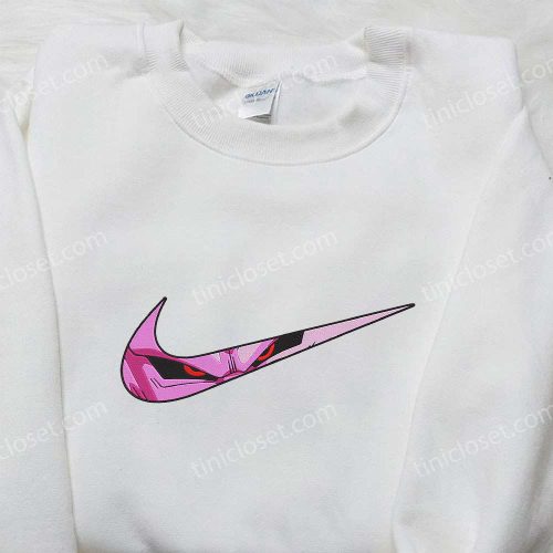 Majin Buu x Nike Swoosh Anime Hoodie & Dragon Ball Embroidered Shirt – Nike Inspired Fashion