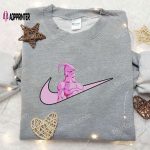 Majin Buu x Nike Swoosh Anime Hoodie & Dragon Ball Embroidered Shirt Nike Inspired Apparel