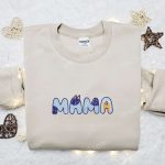 Mama Bandit Heeler Shirt & Bluey Cartoon Hoodie: Perfect Mother s Day Gift