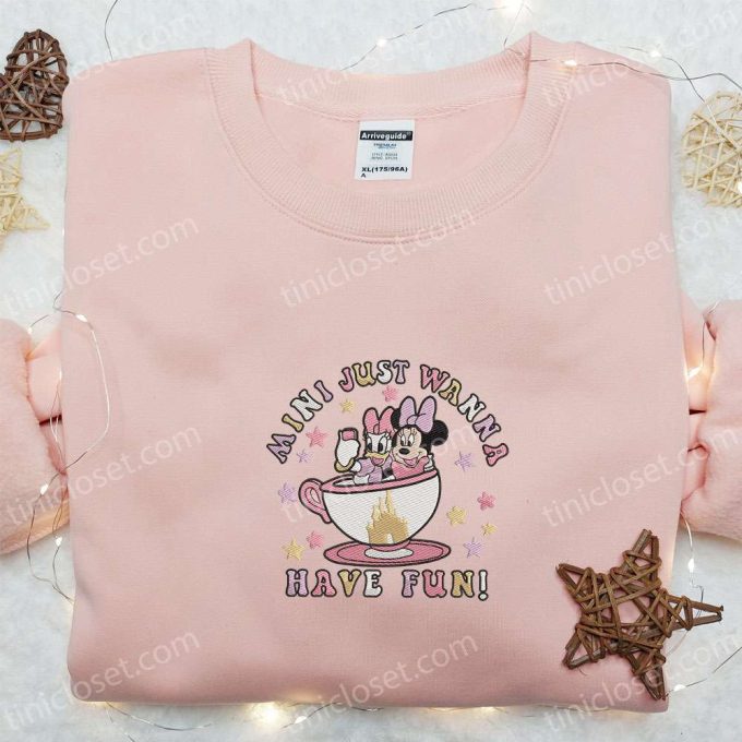 Fun Mama Embroidered Shirt & Disney Characters Hoodie – Best Mother s Day Gift