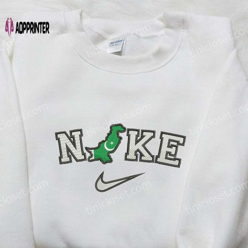 Pakistan Map x Nike Embroidered Sweatshirt: National Day Gift Ideas