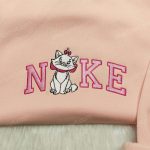 Marie Cat Nike Embroidered Sweatshirt & Disneyland Family Shirts: Nike Inspired Hoodie