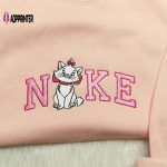 Marie Cat Nike Embroidered Sweatshirt – Disneyland Family Shirts & Nike Inspired Hoodie