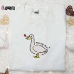 Animal Embroidered Shirt: Marry Me Silly Goose Perfect for Valentine s Day