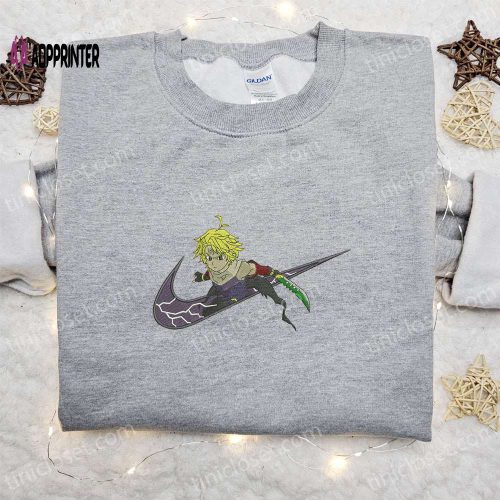 Nala x Nike Cartoon Embroidered Tshirt – Disney Characters & Nike Inspired Shirt