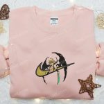 Meliodas x Nike Swoosh Anime Embroidered Hoodie & The Seven Deadly Sins Shirt: Nike Inspired Embroidery