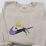 Meliodas x Nike Swoosh Anime Hoodie & Embroidered Shirt: Seven Deadly Sins & Nike Inspired Designs