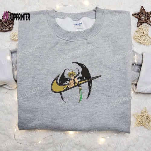 Sandai Kitetsu x Swoosh Anime Hoodie – One Piece Embroidered Sweatshirt Customized Design