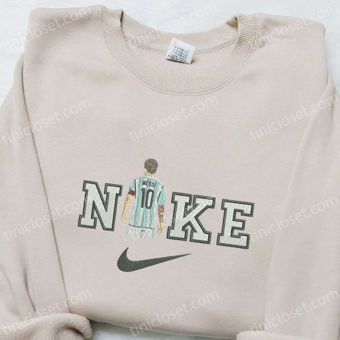 Nike Messi Embroidered Hoodie & Celebrity Shirt: Stylish Nike-Inspired Attire