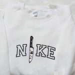 Michael Myers Knife x Nike Embroidered Hoodie & Shirt: Best Halloween Gift Ideas