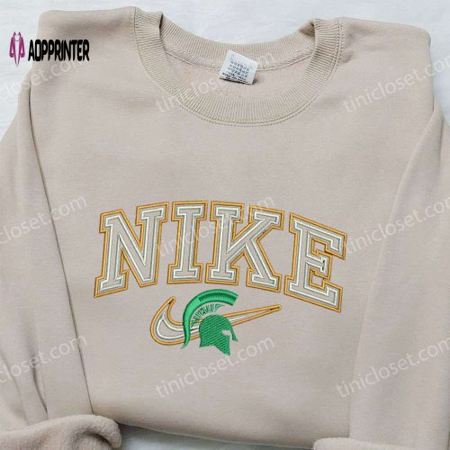 Michigan State Spartans Nike Embroidered Sweatshirt – NCAA Sport Shirt