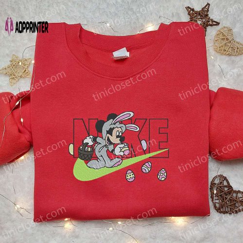 Mickey Mouse Heart x Nike Cartoon Embroidered Hoodie – Best Valentine s Day Gift Ideas