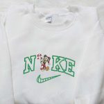 Mickey Mouse Candy Cane Xmas x Nike Embroidered Tshirt – Best Christmas Gift Nike Inspired Shirt