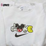 Mickey Mouse Love x Nike Embroidered Hoodie & Shirt: Best Valentine’s Day Gift Ideas