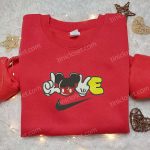 Mickey Mouse Love x Nike Embroidered Hoodie & Shirt: Best Valentine’s Day Gift Ideas