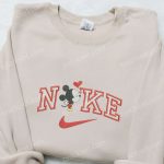 Valentine’s Day Gift Idea: Mickey Mouse x Nike Embroidered Hoodie & Shirt