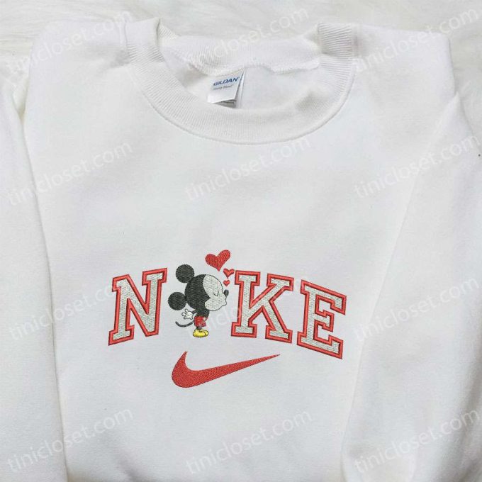 Valentine’s Day Gift Idea: Mickey Mouse x Nike Embroidered Hoodie & Shirt