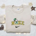 Mickey Mouse Saint Patricks x Nike Embroidered Sweatshirt Disney Characters Movie Merry Shirt Best St Patrick’s Day Gift Ideas