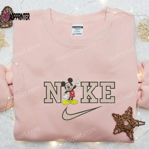 Monkey D Luffy x Swoosh Anime Embroidered Sweatshirt – Nike Inspired Hoodie Best Birthday Gift for Family