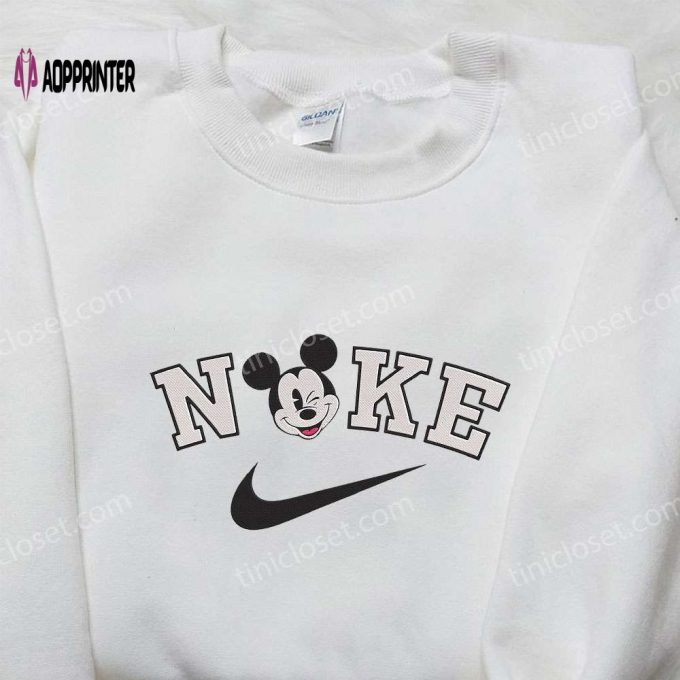 Mickey Mouse x Nike Embroidered Hoodie & Shirt: Disney-Inspired Nike Apparel