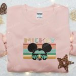 Disney Characters Embroidered Hoodie & Mickey Sunglasses Wow Shirt – Best Gift Idea