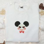 Embroidered Mickey x Jigsaw Shirt: Funny & Cool Halloween Design