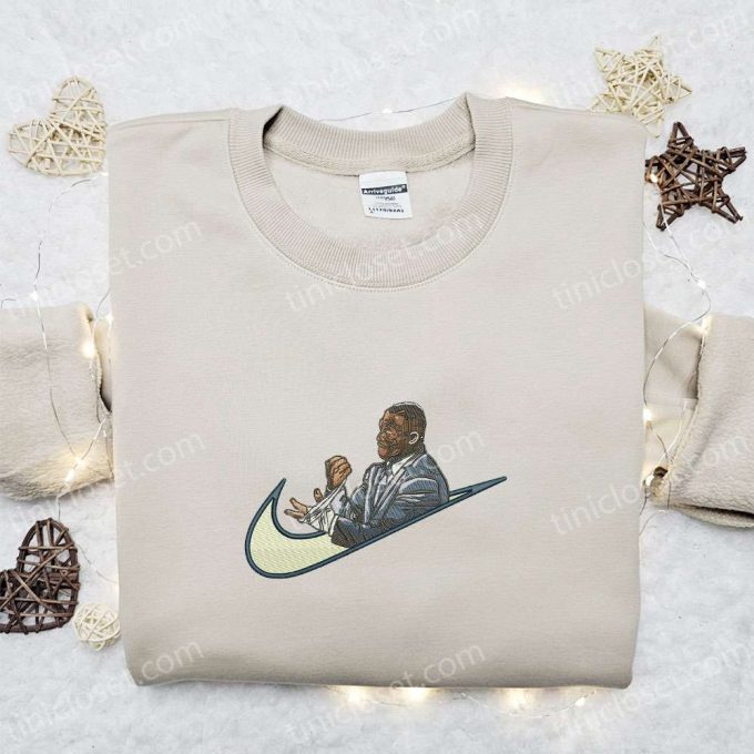 Mike Tyson x Nike Embroidered Shirt Hoodie & T-Shirt – Celebrity Sports Collection