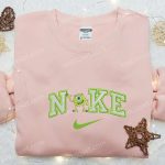 Mike Wazowski x Nike Cartoon Embroidered Tshirt – Best Nike Inspired Shirt for Birthday Gift