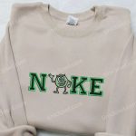 Monsters Inc Mike Wazowski x Nike Embroidered Shirt & Sweatshirt: Disney Inspired Hoodie