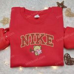 Milk Bear Love x Nike Swoosh Embroidered Shirt – Cartoon & Nike Embroidered Shirt