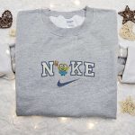 Minion Bear x Nike Cartoon Embroidered Tshirt – Disney Characters & Nike Inspired Shirt