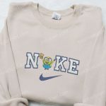 Minion Bear x Nike Cartoon Embroidered Tshirt – Disney Characters & Nike Inspired Shirt