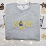 Minion x Nike Cartoon Embroidered Tshirt: Disney Characters & Nike Inspired Shirt