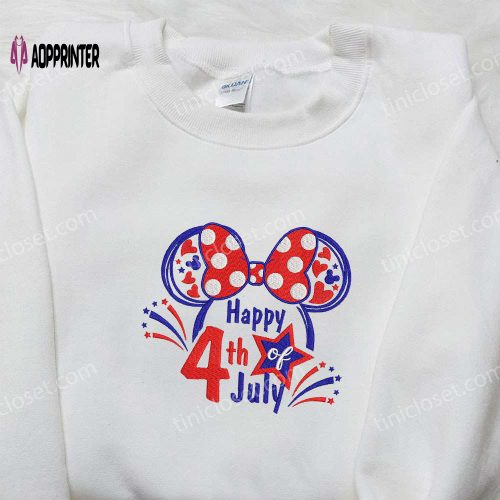 Merica Rainbow Embroidered Shirt: Best Patriotic Shirts & National Day Gifts