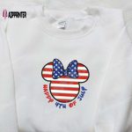 Minnie Mouse 4th of July Embroidered Shirt: Disney s Best Patriotic Shirts for a Happy Celebration!