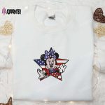 Minnie Mouse Independence Day Embroidered Shirt – Best Disney Patriotic Shirts