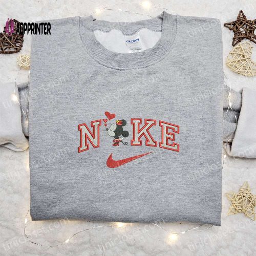 Nike-Inspired Monkey Animal Embroidered Tshirt: Perfect Family Gift