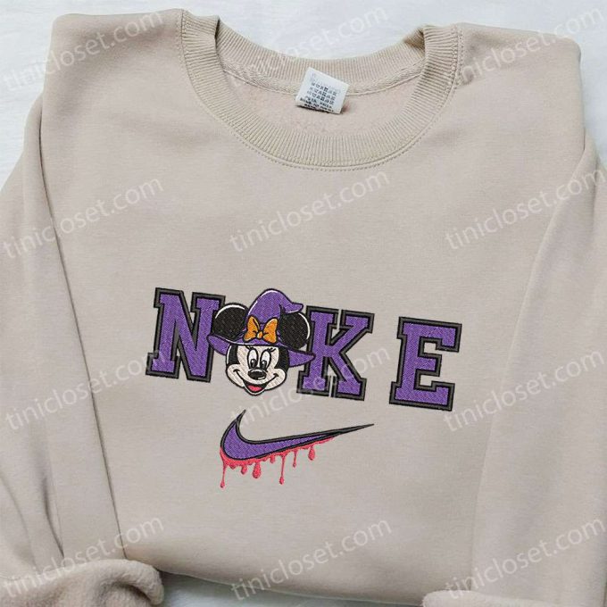 Minnie Mouse Witch x Nike Embroidered Hoodie & Shirt: Best Halloween Gift Ideas