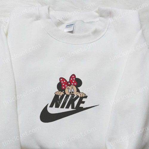 Minnie Mouse x Nike Cartoon Embroidered Sweatshirt & Disney Characters T-shirt: Best Family Gift Ideas