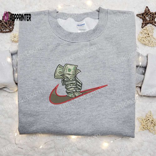 Gwen Movie x Swoosh Embroidered Sweatshirt: Marvel Cinematic Universe Shirt – Best Family Gift Ideas