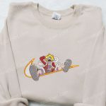 Monkey D Luffy Gear 5 x Nike Swoosh Anime Hoodie: One Piece Embroidered Shirt Nike Inspired – Shop Now!