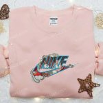 Monkey D Luffy Wano Arc x Nike Anime Sweatshirt – One Piece Embroidered Shirt Nike Inspired