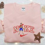 Monkey D Luffy x Nike Embroidered Tshirt – One Piece Inspired Shirt