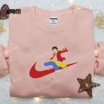 Monkey D Luffy x Nike Swoosh Anime Embroidered Hoodie & Shirts – One Piece & Nike Inspired Attire