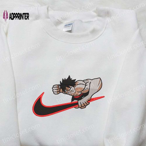 Halloween & Movie Inspired Stitch Sam x Nike Embroidered Shirt: Nike-Inspired Style