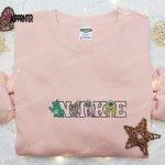 Monster Inc Team x Nike Cartoon Embroidered Tshirt – Unique Nike Inspired Shirt Perfect Family Gift