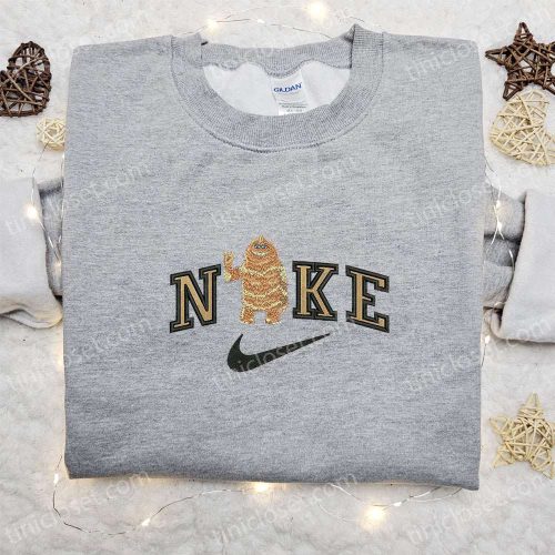 Monster x Nike Embroidered Tshirt: Nike-Inspired Shirt Perfect Family Gift